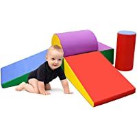 Los mejores  - UFLIZOGH Equipo de juego suave- 6 piezas XL Climb and Crawl Foam Activity Play Set para niños pequeños y preescolares…